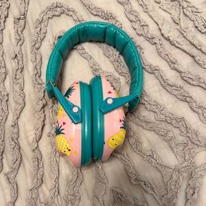 Tropical Vibes Kids Headphones - Pink and Teal